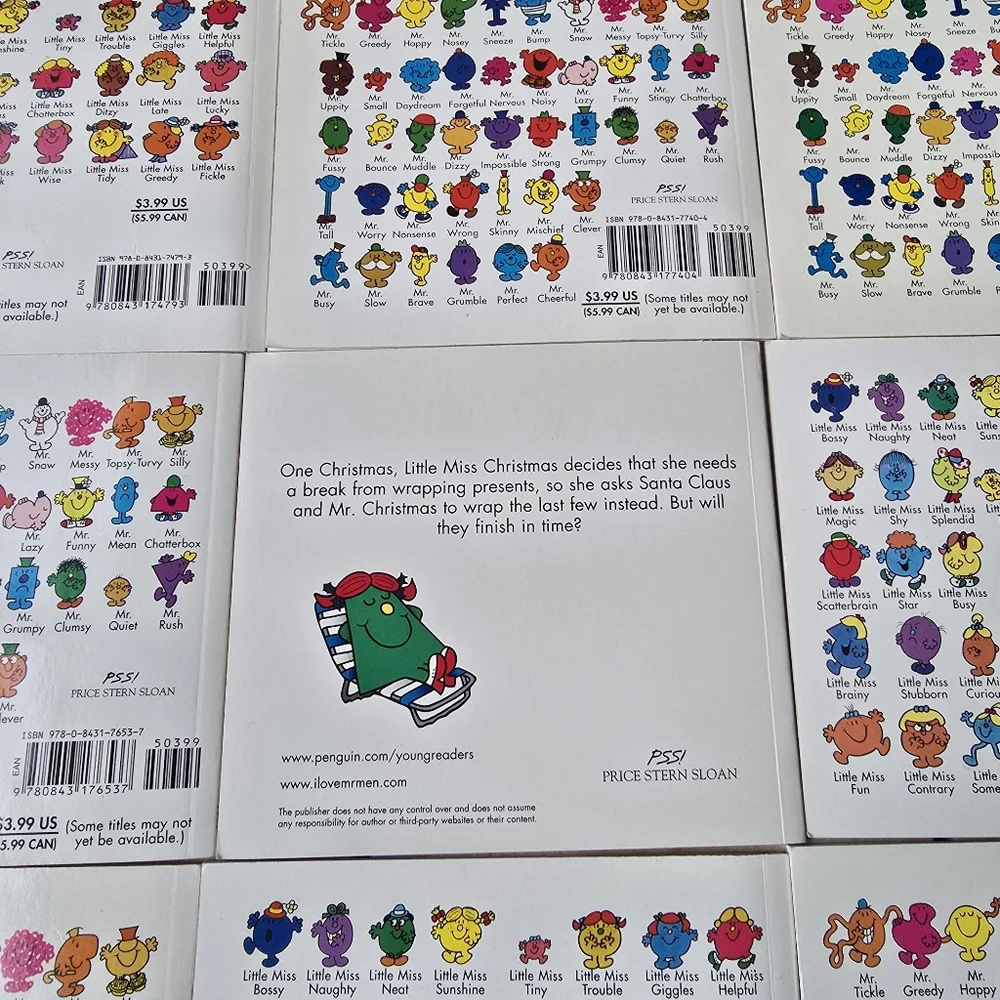 Little Miss & Mr. Books Roger Hargreaves Kids Books Lot Of 12 - Picture 5 of 7